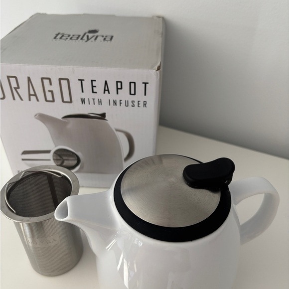 Tealyra Drago Ceramic Teapot with Infuser - Picture 3 of 8